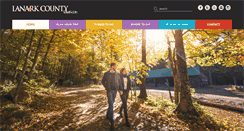 Desktop Screenshot of lanarkcountytourism.com